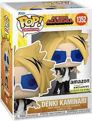 Buy Funko! Pop Animation: My Hero Academia - Denki Kaminari Glow-Amazon Exclusive • 14.99£