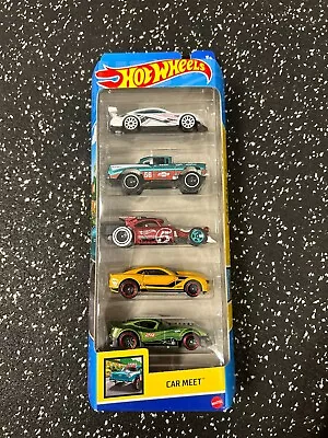 Buy 5 PACK CAR MEET Hot Wheels 1:64 • 7.95£