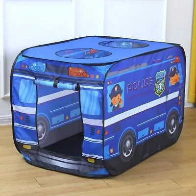 Buy Foldable Pop Up Play Tent Truck Police Car Bus Kids Boys Children Game House • 11.95£