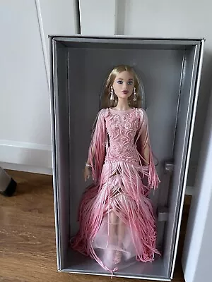 Buy Blush Fringed Gown Barbie Doll Platinum Label Sealed NRFB • 505.83£