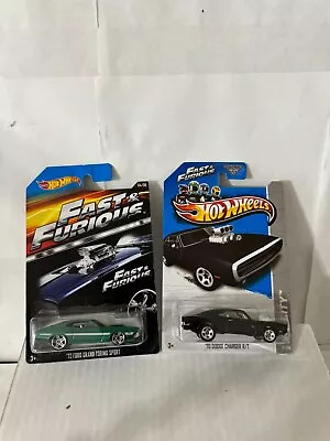 Buy Hot Wheels Fast & Furious '72 Ford Torino & '70 Dodge Charger R/T HW City L15 • 10.06£