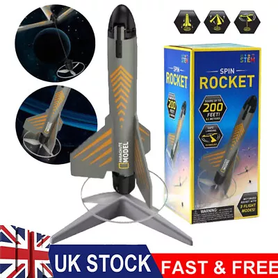 Buy Rocket Launcher For Kid Self-Launching Motorized Air Rocket Outdoor Toy Gift HOT • 16.76£