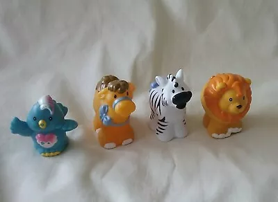 Buy Fisher Price Little People Animals X4 Camel Zebra Lion Bird • 9.99£