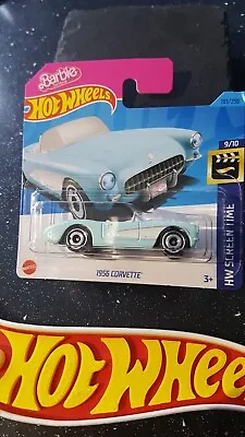 Buy Hot Wheels **SUMMER SALE** ~ 1956 Corvette, Barbie Car, Blue, S/Card.  NEW!! • 2.85£