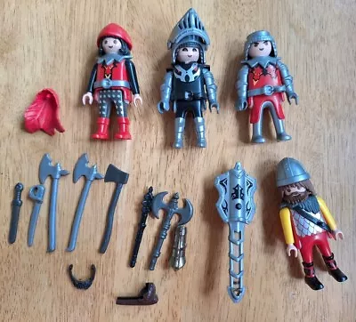 Buy Playmobil Knights. Spares. 4 X Knights And A Few Accessories • 5£