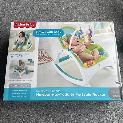Buy FISHER-PRICE Foldable Portable Baby Bouncing Rocking Chair With Vibration • 40£