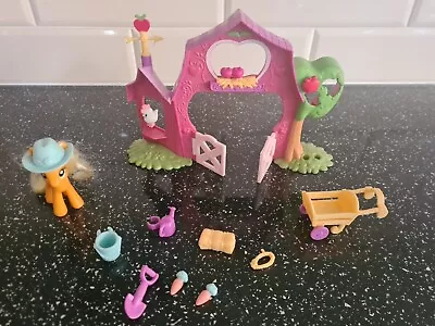 Buy My Little Pony Applejack's Sweet Apple Barn Playset Play House Farm Stable Rare! • 9.99£