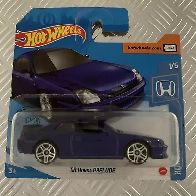 Buy Hot Wheels ‘98 Honda Prelude (Blue) 1:64 Mattel Diecast • 4£