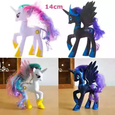 Buy NIGHEMARE MOON My Little Pony Princess Celestia Luan Model Figure GIFT Toys 14cm • 9.90£