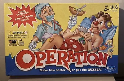 Buy Hasbro Classic Operation Board Game (light But No Sound) • 3.50£