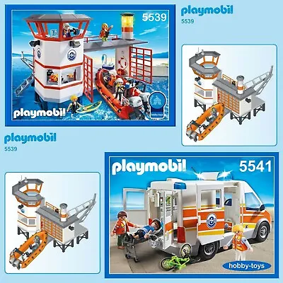 Buy Playmobil * 5539 Harbour Coast Guard / 5541 Ambulance * SPARE PARTS SERVICE * • 1.29£