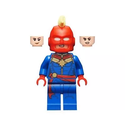 Buy LEGO Marvel Super Heroes Captain Marvel In Helmet Minifigure From 76153 • 10.45£