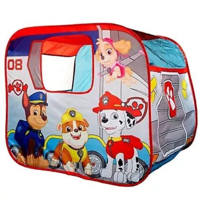 Buy Paw Patrol Campervan Vehicle Pop Up Role Play House Tent Den Indoor Outdoor Fun • 14.45£