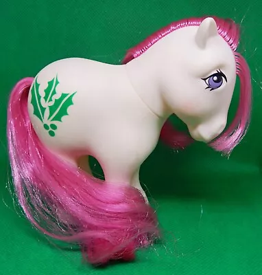 Buy MLP My Little Pony G1 ©1982 - Holly - December Birthflower Pony - Birthday Pony • 45£
