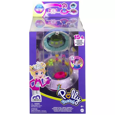 Buy Mattel Hcg25 Polly Pocket,space Compact, Ufo Box,space Play Set Original Packaging*new* • 18.73£