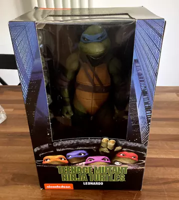 Buy Teenage Mutant Ninja Turtles - LEONARDO 1:4 Scale Action Figure NECA *** NEW *** • 349.99£
