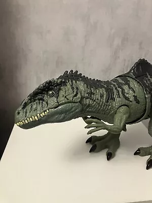 Buy Jurassic World Dominion Strike N’ Roar Gigantosaurus Dinosaur Mattel  • 20£