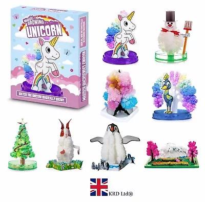 Buy Kids MAGIC GROWING CRYSTAL KIT Animal Tree Christmas Gift Stocking Filler Toy UK • 11.37£