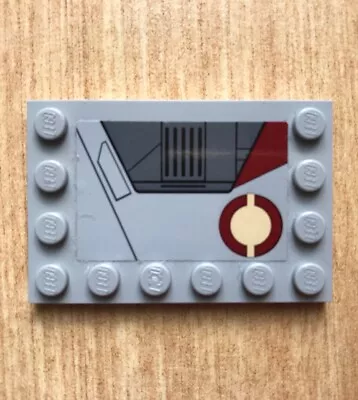 Buy Lego Star Wars 4x6 LBG Tile Studs Edges Interceptor Sticker (from Obi Wan 75135) • 2.99£