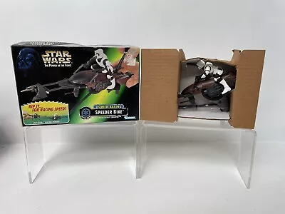 Buy Star Wars Kenner The Power Of The Force Power Racing Speeder Bike - New Open Box • 25.99£