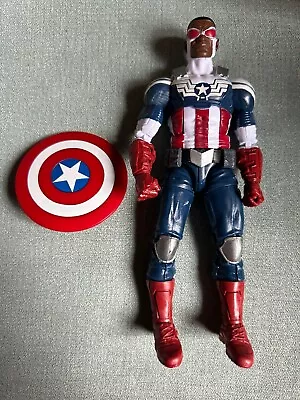 Buy Marvel Legends CAPTAIN AMERICA Sam Wilson Hasbro Avengers Falcon Loose • 15£