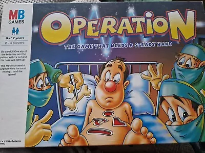 Buy 1999 Hasbro Operation Game 100% Complete  • 10£