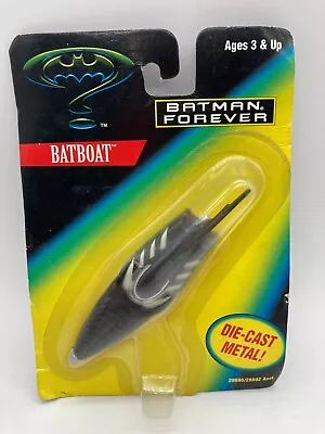 Buy Vintage Batman Forever Batboat Die Cast Metal Toy Vehicle Bat Boat Kenner MOC 95 • 14.99£