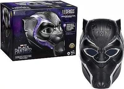 Buy Marvel Legends Black Panther Role Play Helmet With Light FX & Flip Up/Down Visor • 134.99£