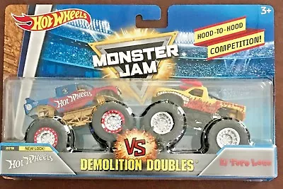 Buy Hot Wheels Monster Jam Demolition Doubles Hot Wheels/El Toro #FPX49 1:64 Scale • 12.11£