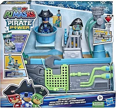 Buy PJ MASKS Sky Pirate Battleship Preschool Toy Vehicle Playset • 14.99£