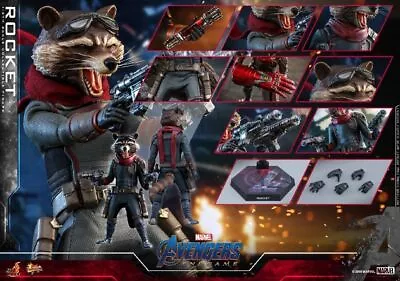 Buy In Stock Hottoys Hot Toys Mms548 Avengers/Endgame Rocket 1/6 Scale Figure Avenge • 348.27£