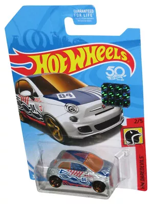 Buy Hot Wheels HW Daredevils (2017) Silver Fiat 500 Toy Car 2/5 - (Factory Sealed St • 13.60£