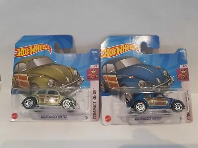 Buy Hotwheels 2022 Volkswagen Beetle. No. 42. X2 Both Variations. • 6.99£