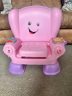 Buy Fisher-Price Laugh & Learn Smart Stages Chair - Pink Early Dev Girls 1 Year Old+ • 9.99£