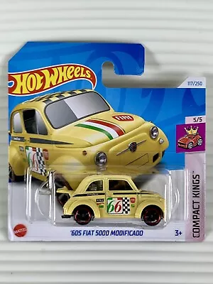 Buy HOT WHEELS 2024 ‘60s Fiat 500D Modificado *117/250 Compact Kings *5/5 HTC20 New • 10.95£