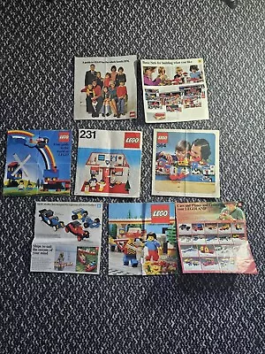 Buy Vintage 1970s Lego Instructions/ Catalogue Booklets. • 9.99£