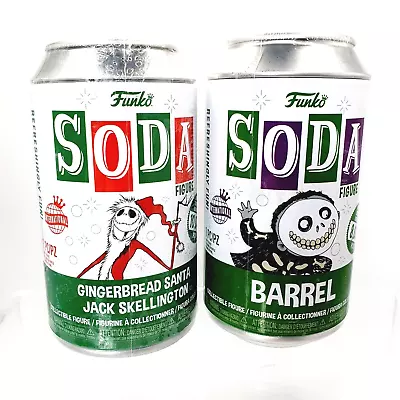 Buy Nightmare Before Christmas Gingerbread Jack Skellington & Barrel Funko Soda NEW • 19.99£