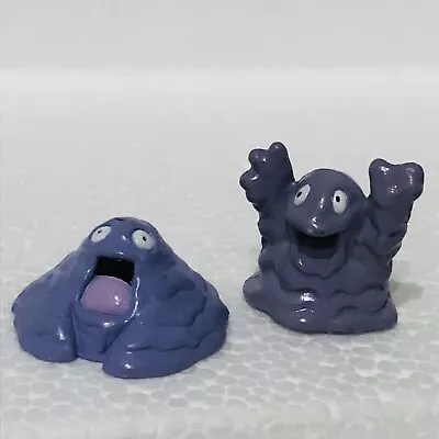 Buy Pokemon Mini Figures Muk & Grimer CGTSJ Nintendo Bandai Evolution Vtg Set • 14.99£