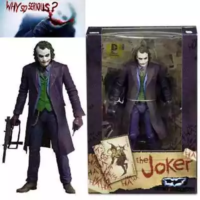 Buy NECA DC Comics Batman Dark Knight Heath Ledger Joker 7  Action Figure Toy Boxed • 25.19£