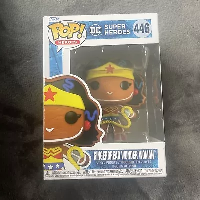 Buy Funko POP! DC Comics Wonder Woman Gingerbread #446 Vinyl Figure New • 9.99£