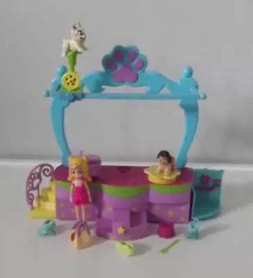 Buy Mattel Polly Pocket, Fashion Pet Dog Show Stage With Pets & Doll 2003 LOT 5 • 9.34£
