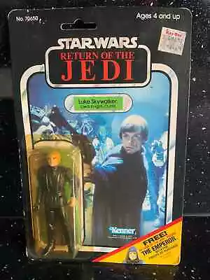 Buy Star Wars  ROTJ 65 Back Carded LUKE SKYWALKER JEDI  CARDED FIGURE Kenner • 235£