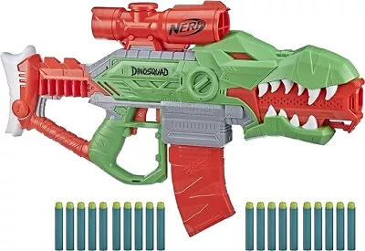 Buy Nerf DinoSquad Rex-Rampage Motorized Dart Blaster • 23.99£