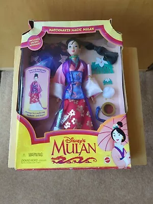 Buy Disney's Mulan Matchmaker Magic Mulan Doll 1997 Mattel #18991.Unused! Read Desc! • 35£