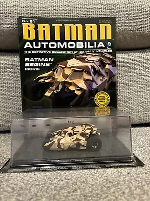 Buy Eaglemoss Automobilia Batman Begins Movie #81+ Magazine • 8.50£