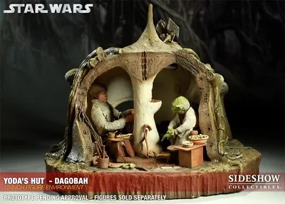 Buy Star Wars Yoda's Hut - Dagobah 1/6 12   Environment 100026 New Sealed Sideshow • 1,263.73£