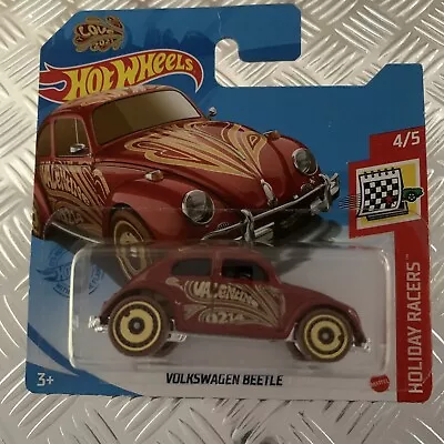 Buy Hot Wheels Volkswagen Beetle 1:64 Mattel Diecast (Red Valentine ) • 5£