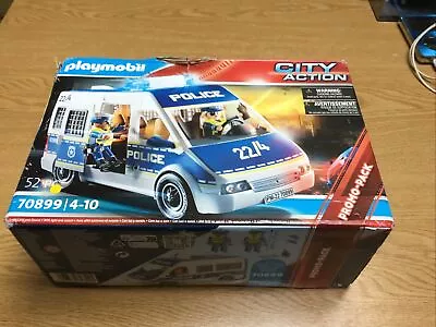 Buy Playmobil City Action 70899 Police Van With Lights And Sound, Toy + Zoo Keeper + • 14.99£