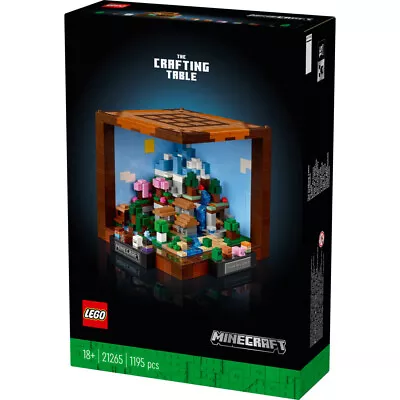 Buy LEGO Minecraft The Crafting Table 21265 NEW PRE-ORDER • 79.99£
