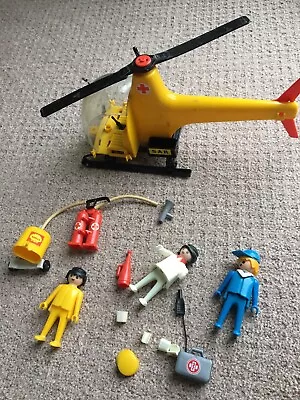  Playmobil Emergency Medical Helicopter Playset : Toys